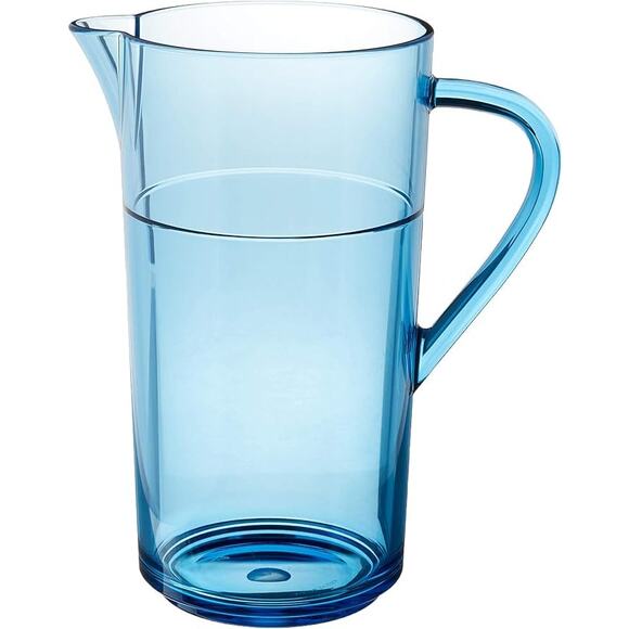 Drinique Unbreakable Tritan Stackable Beverage Pitcher, 64 oz. (1 Piece), Blue - Picture 1 of 2